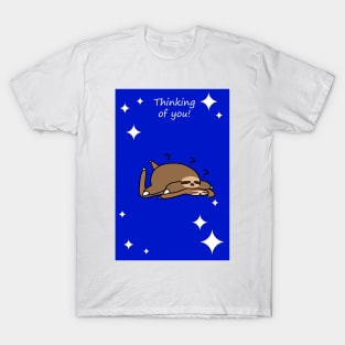 Thinking of You - Fat Sloth and Flat Sloth T-Shirt